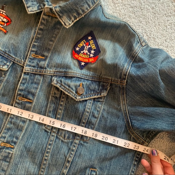 Y2k mall goth jean jacket - Picture 7 of 8